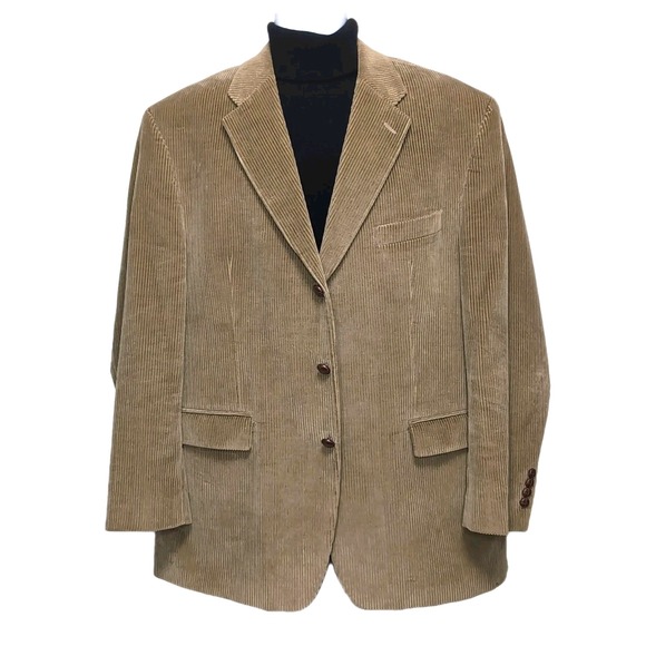 Ralph Lauren Other - VTG Chaps Ralph Lauren Corduroy Sport Coat Mens L Brown 3 Button‎ Jacket Blazer